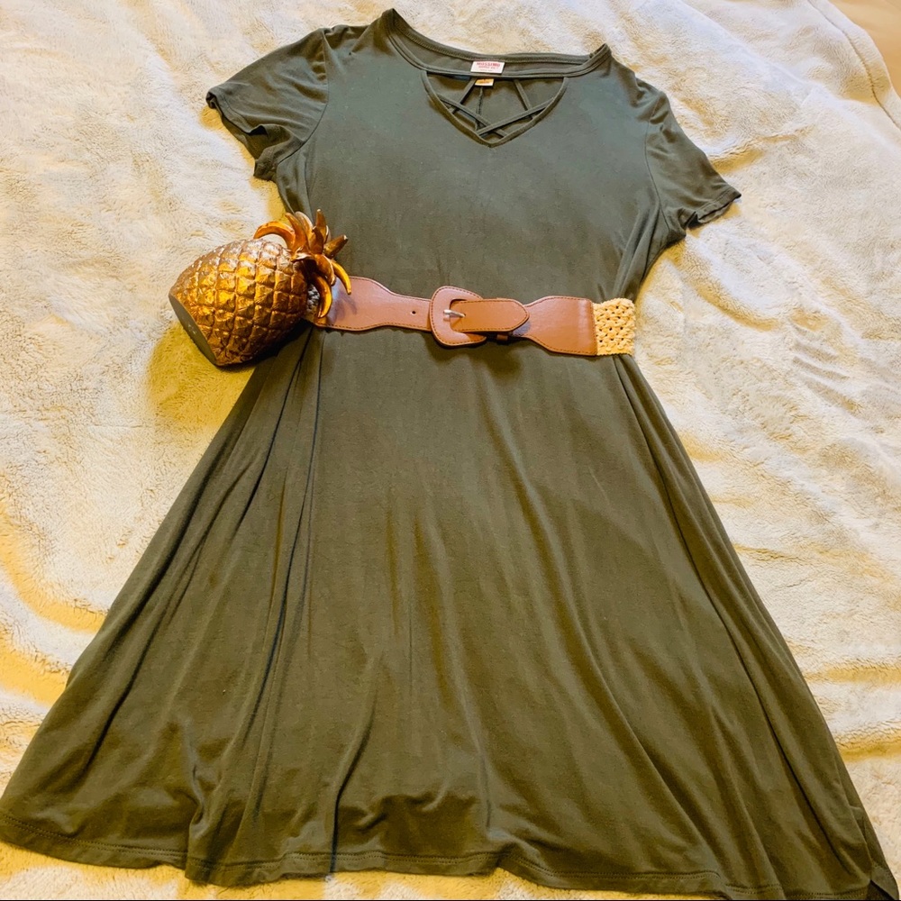 Mossimo Army Green Dress